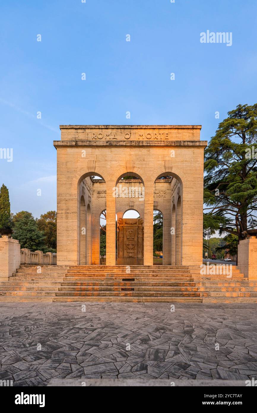 Mausoleo ossario Garibaldi, Roma, Lazio, Italia Foto Stock