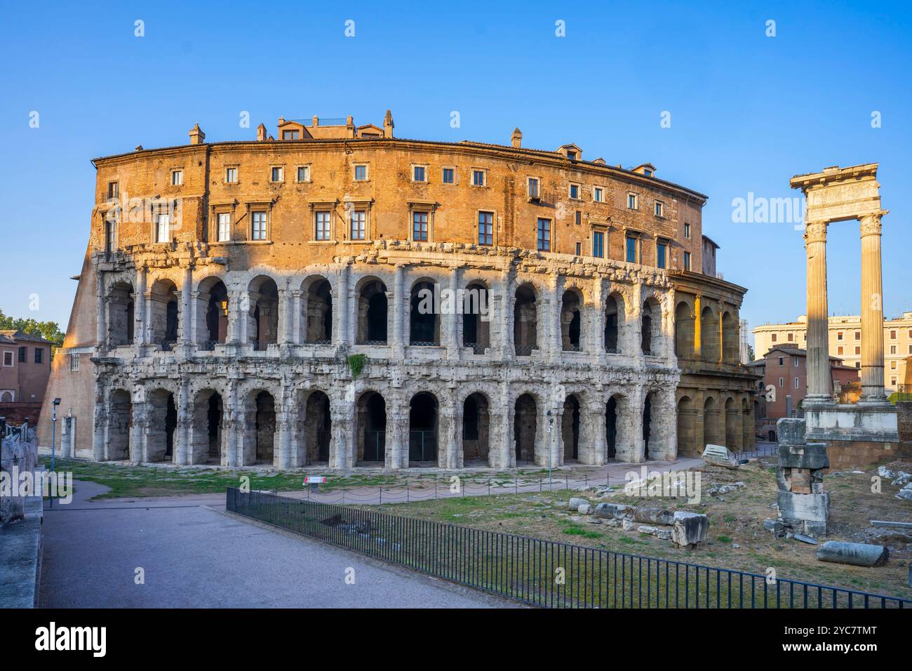 Teatro Marcello, Roma, Lazio, Italia Foto Stock