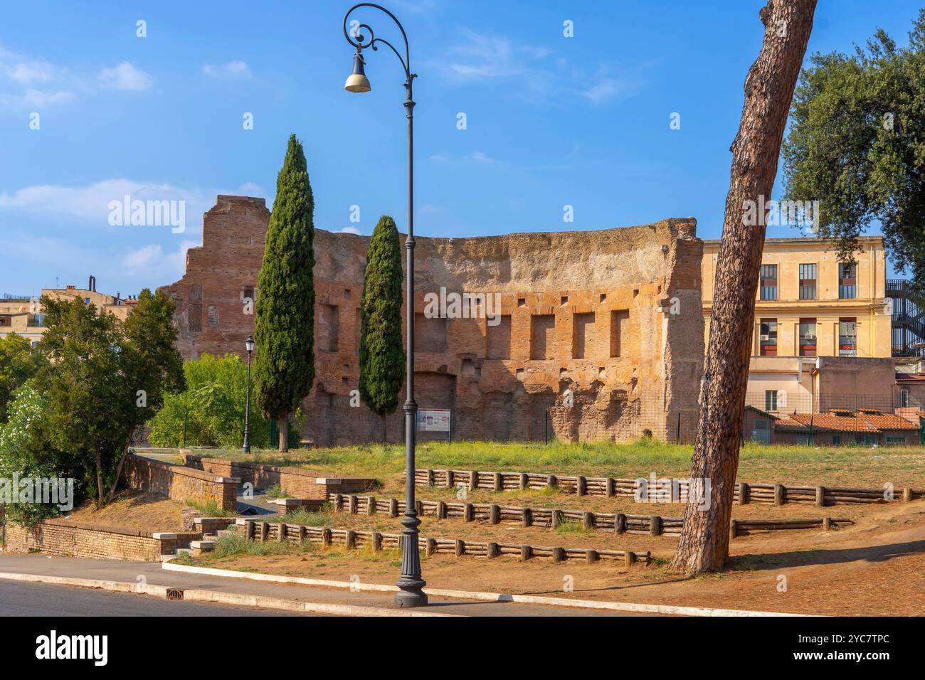 Terme di Traiano, Terme di Traiano, Roma, Lazio, Italia Foto Stock