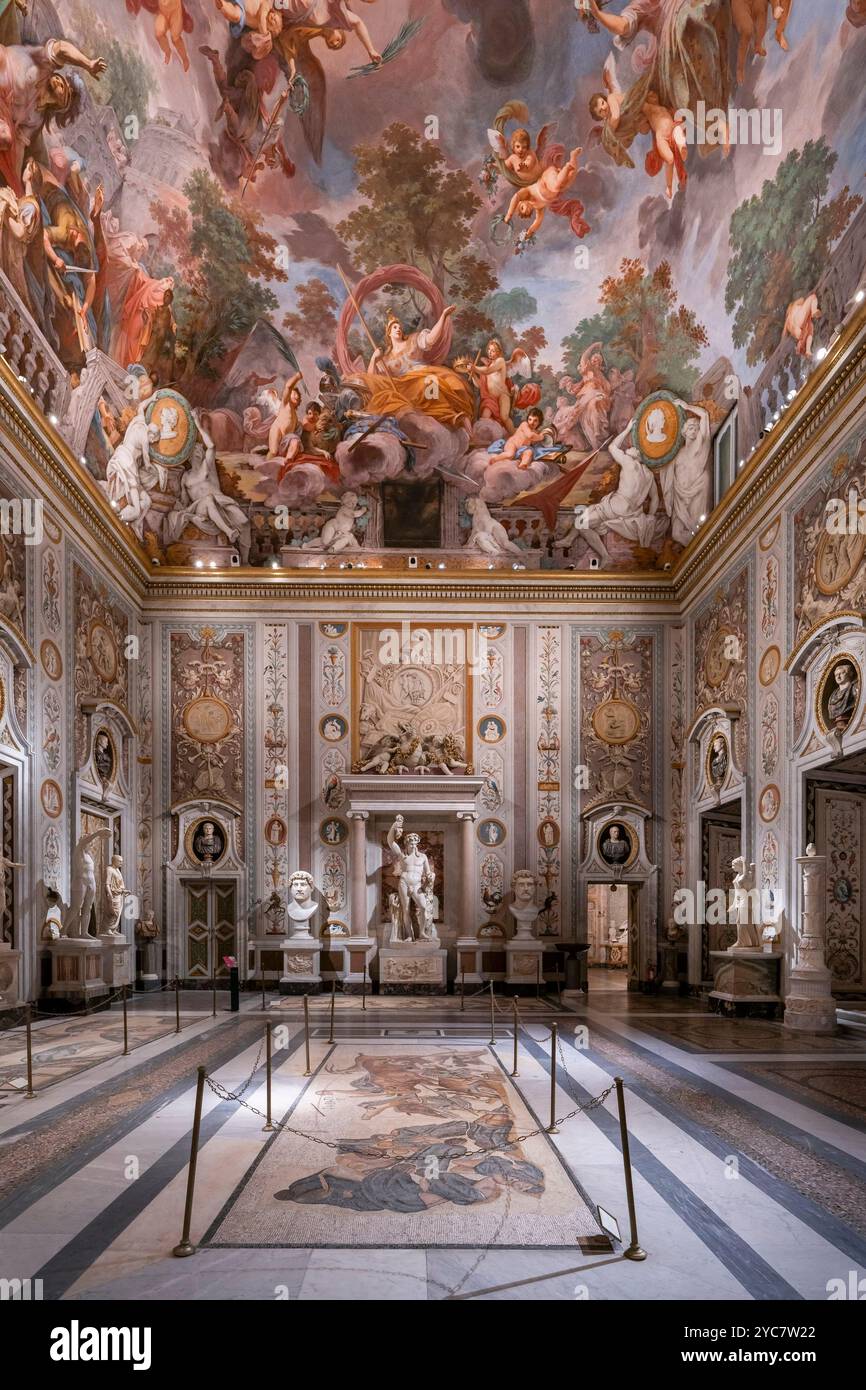 Salone di Mariano Rossi, museo di Villa Borghese, Roma, Lazio, Italia Foto Stock