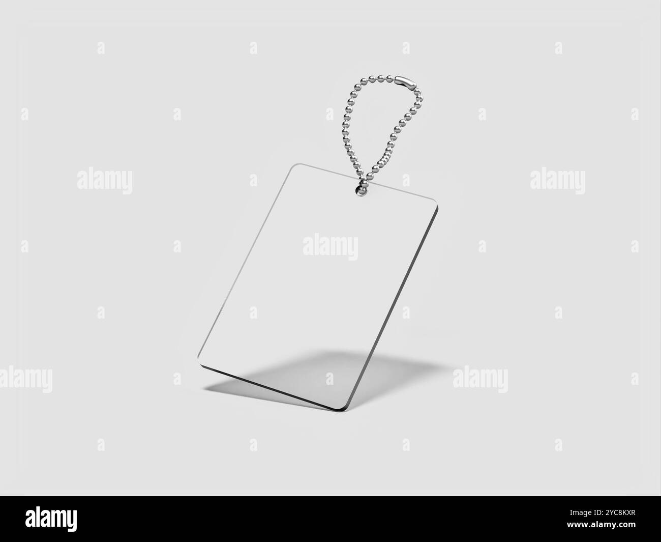 Mockup portachiavi Foto Stock