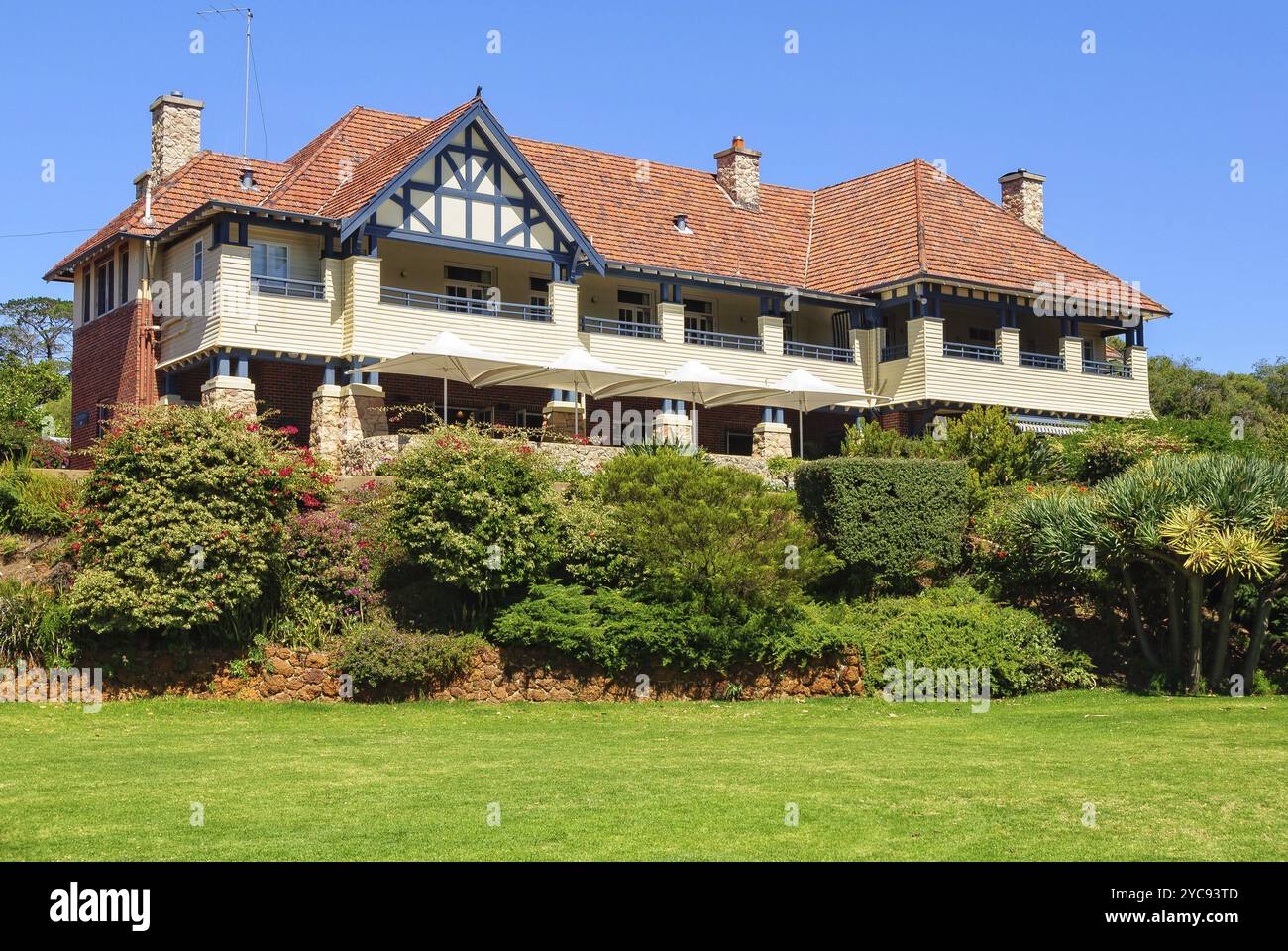 Il Caves House Hotel, sito storico splendidamente restaurato, Yallingup, WA, Australia, Oceania Foto Stock