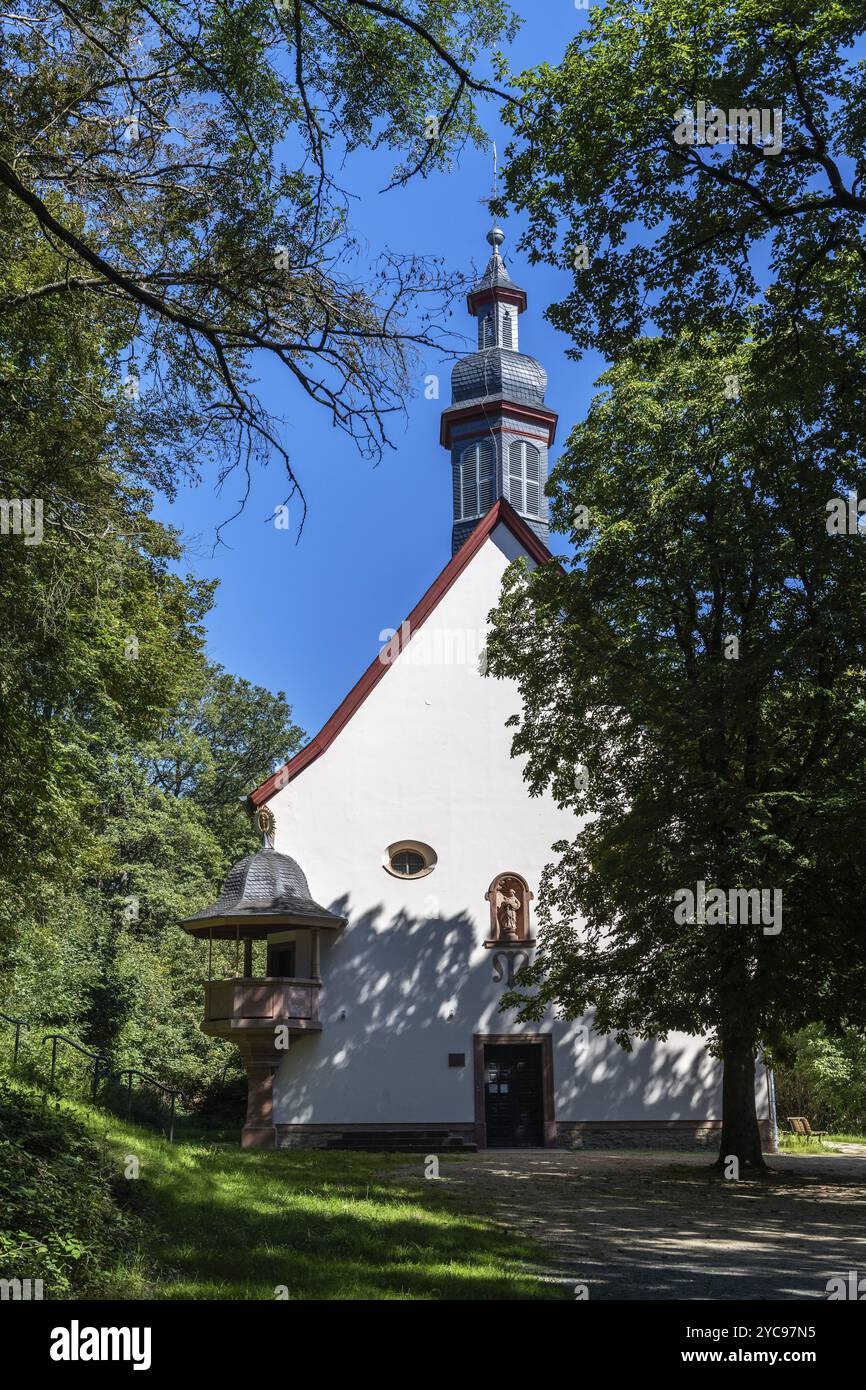 La cappella di montagna sul Kapellenberg a Hofheim am Taunus, Germania, Europa Foto Stock