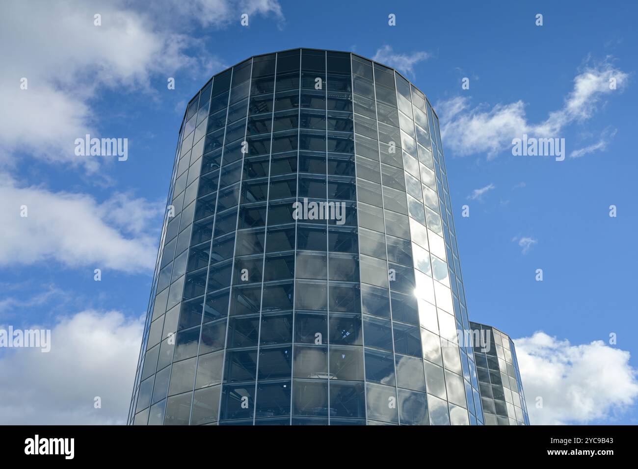 Autoturm, Autostadt Volkswagen, Wolfsburg, bassa Sassonia, Germania, Niedersachsen, Germania Foto Stock