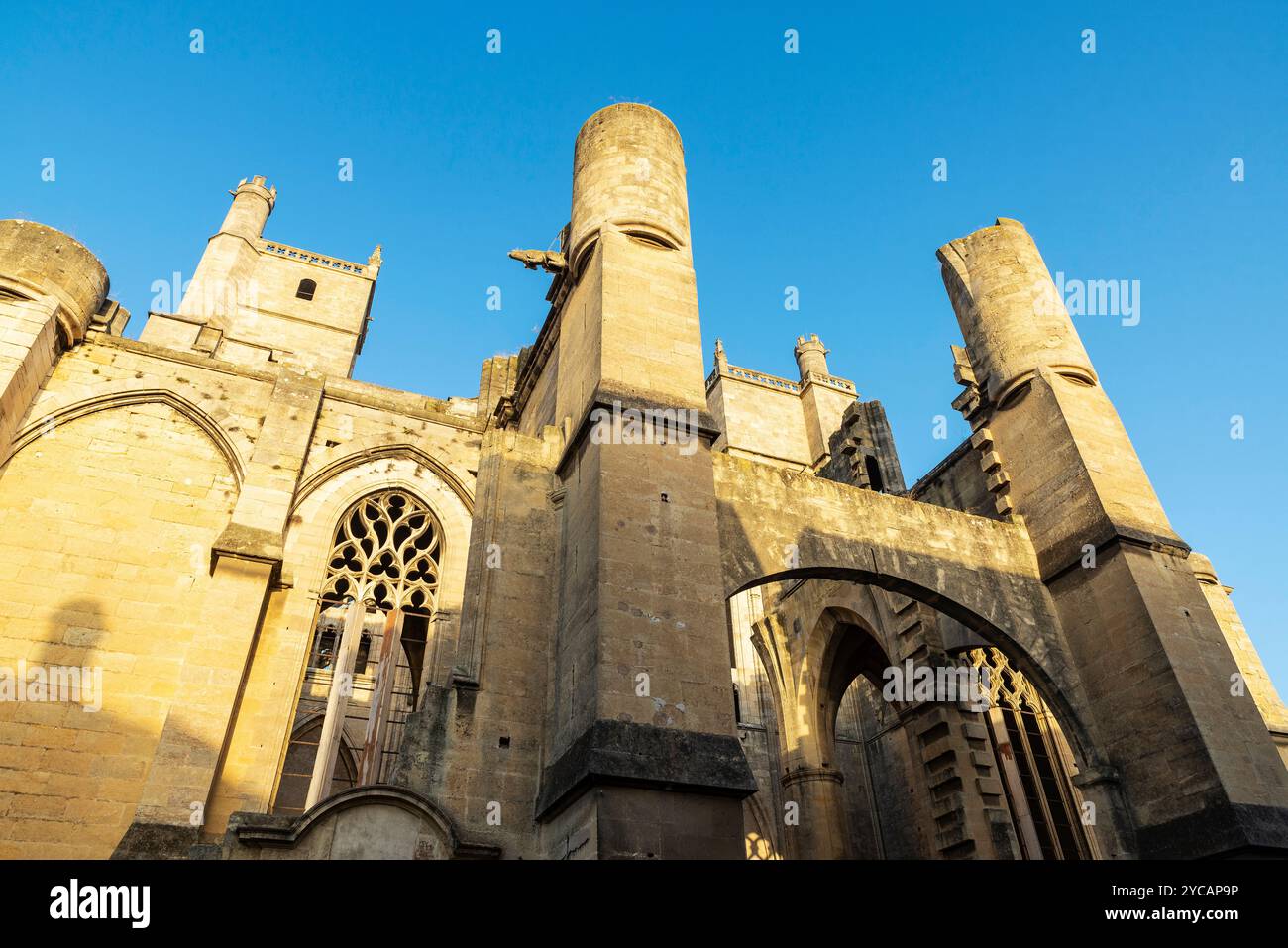 Cattedrale di Narbona, dedicata a Saint-Just-et-Saint-Pasteur o Santi Giusto e Pastore, Narbona, Occitanie, Francia Foto Stock