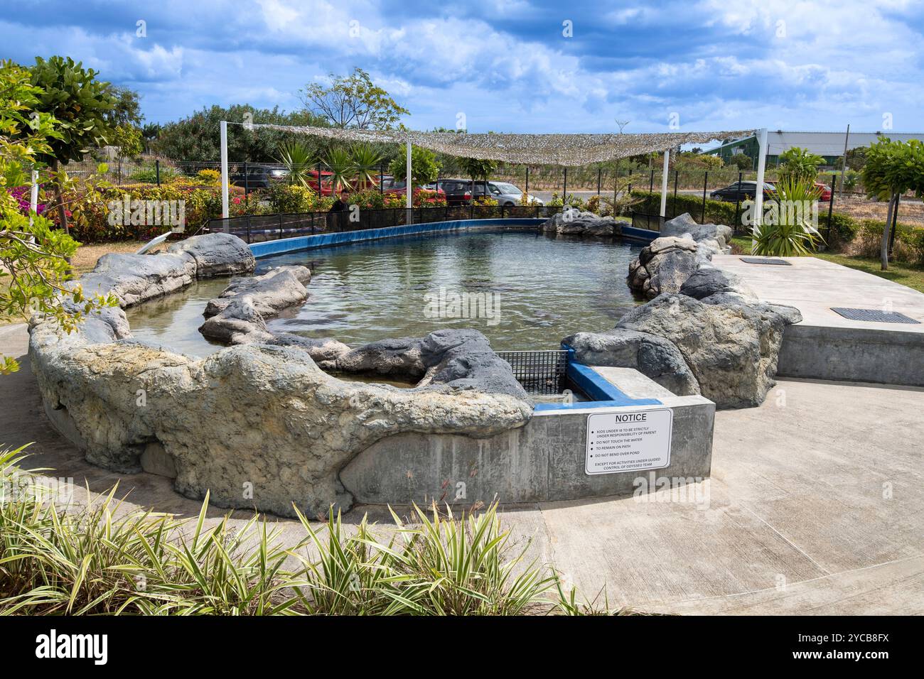 Sala espositiva, acquario, Odysseo Oceanarium Mauritius, acquario espositivo, grande acquario, città vecchia, Port Louis, Oceano Indiano, isola, Mauritius, Africa, Foto Stock