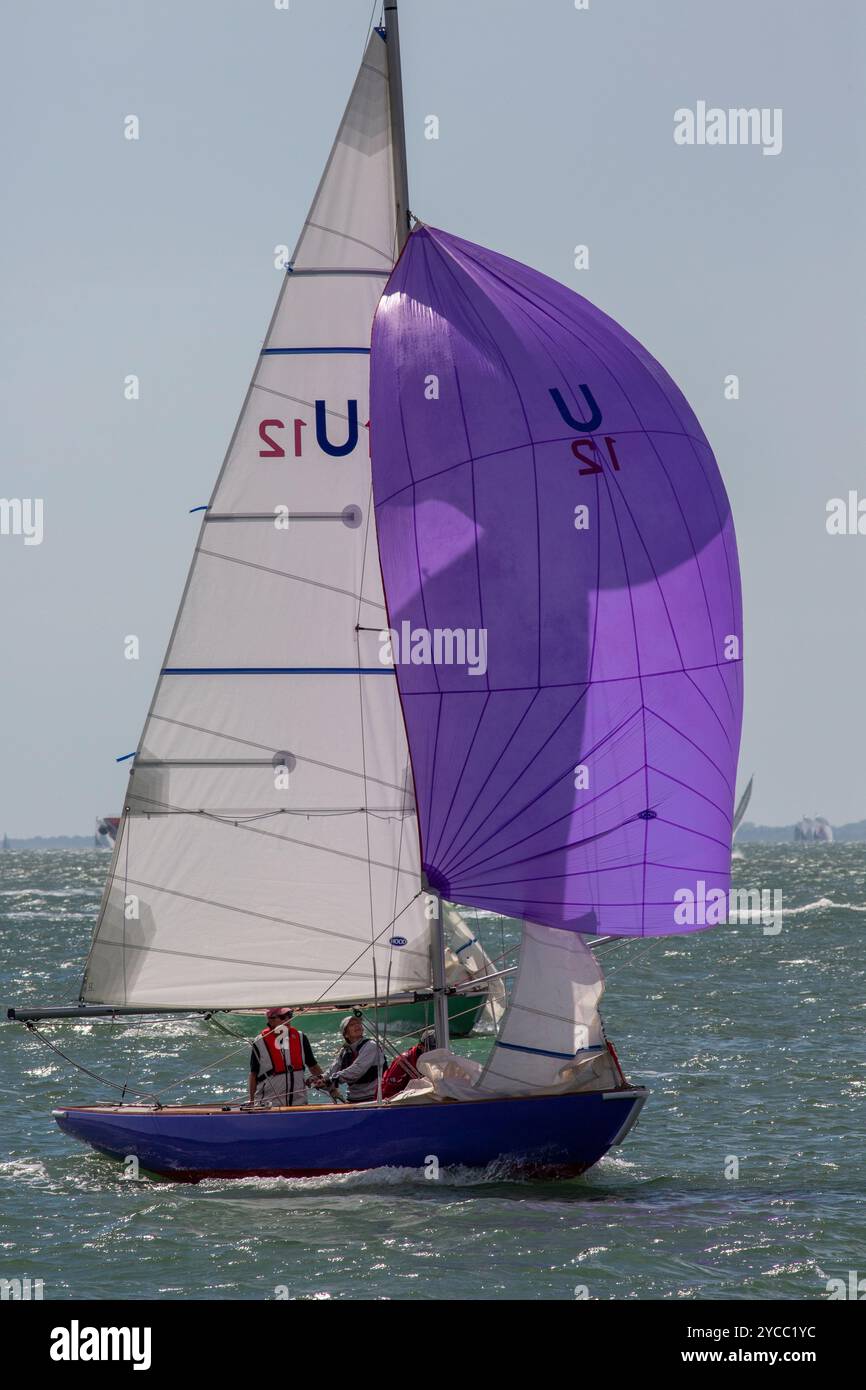 Regata di classe Seaview Mermaid nella Cowes Week 2022 Foto Stock