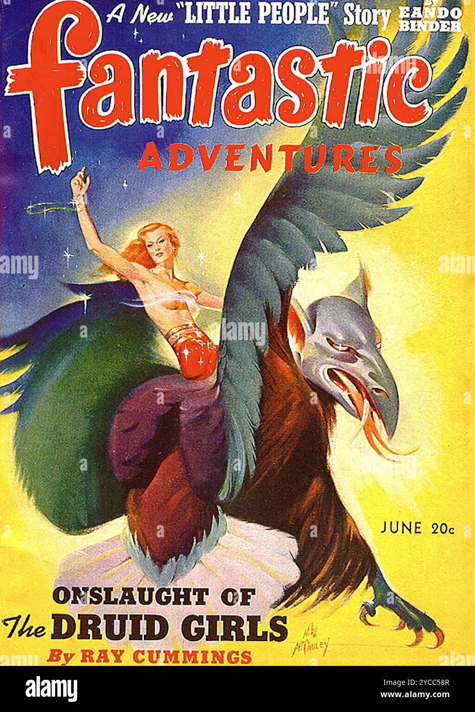 Fantastic Adventures giugno 1941. Foto Stock