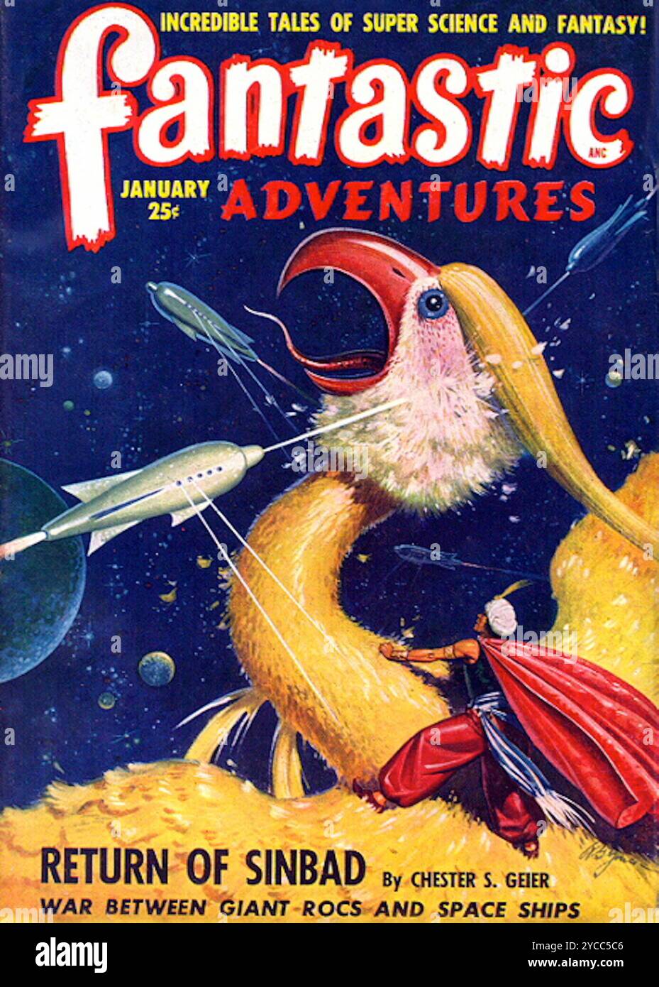 Fantastic Adventures Vol 11 # 1 gennaio 1949. Foto Stock