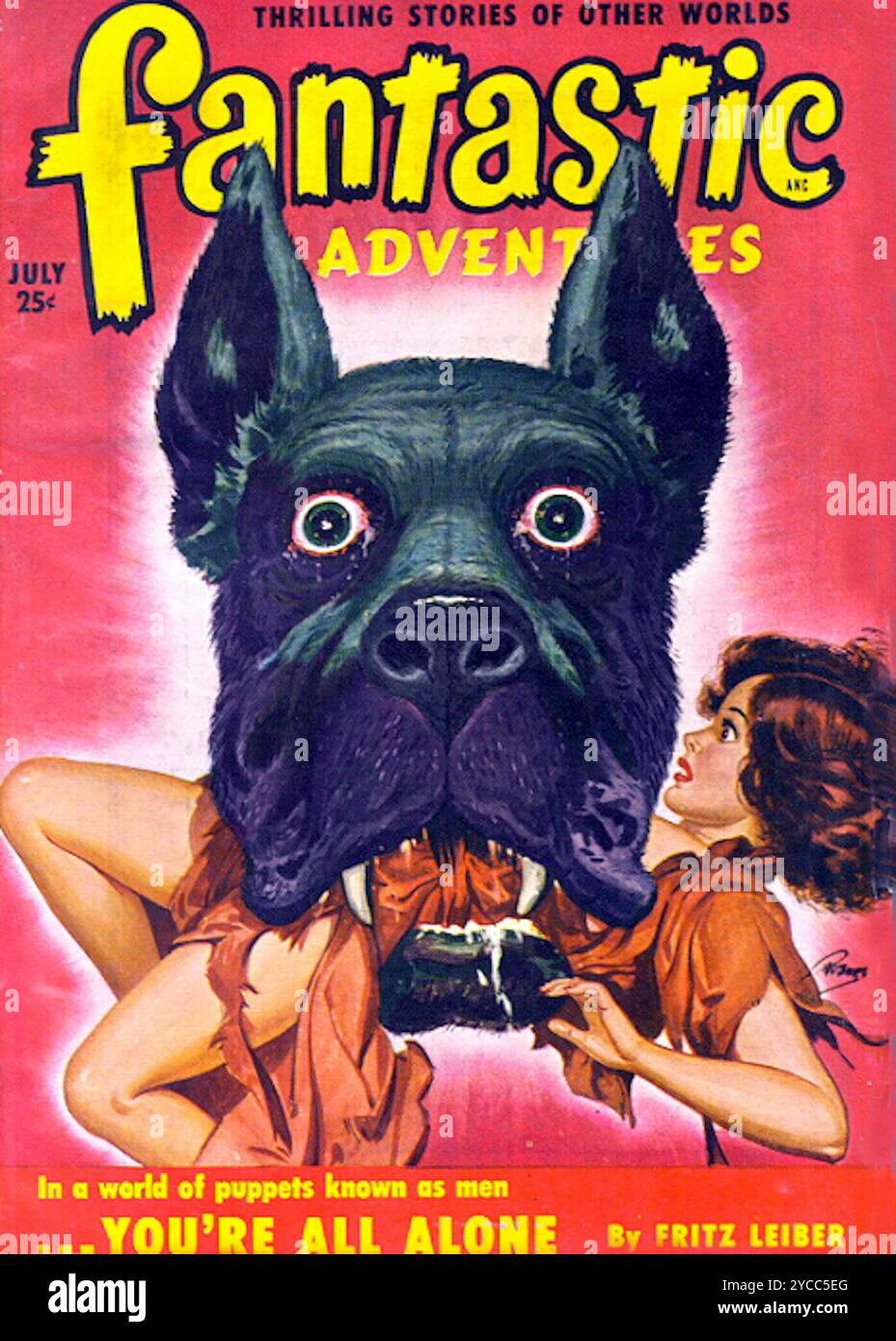 Fantastic Adventures Vol 12 # 7 luglio 1950. Foto Stock