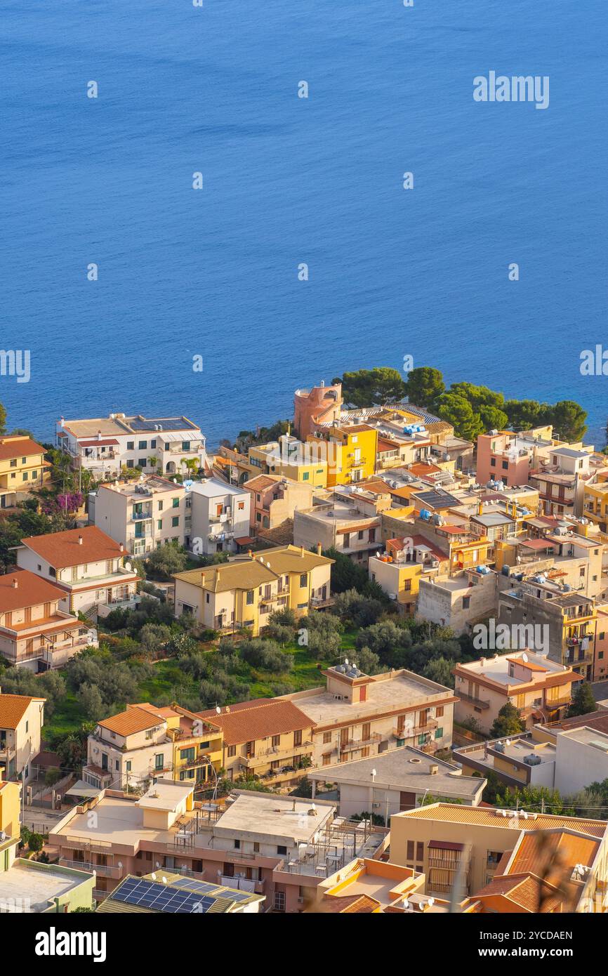 Area archeologica di ​​Solunto Foto Stock