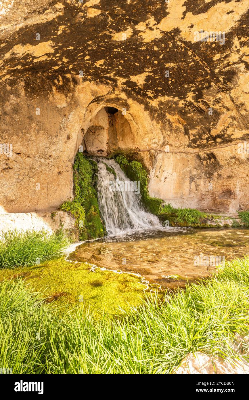 Grotta del Ninfeo, Grotta del Ninfeo, Parco Archeologico della Neapolis, Siracusa, Sicilia, Italia Foto Stock