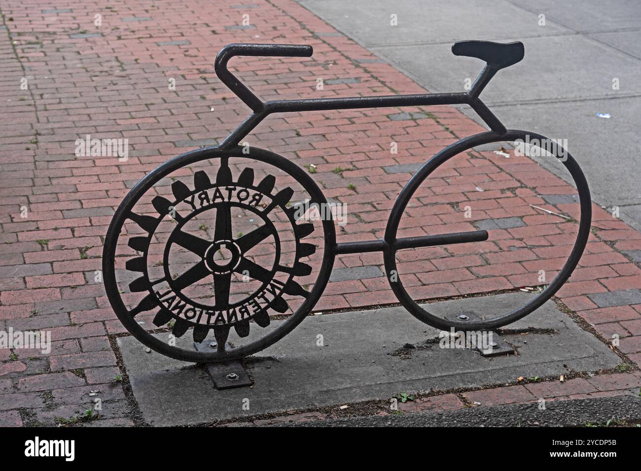 Bicicletta artificiale. Saint John, New Brunswick, Canada, Foto Stock