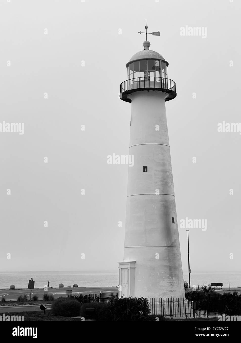 Biloxi Lighthouse, Biloxi, Mississippi, Stati Uniti Foto Stock