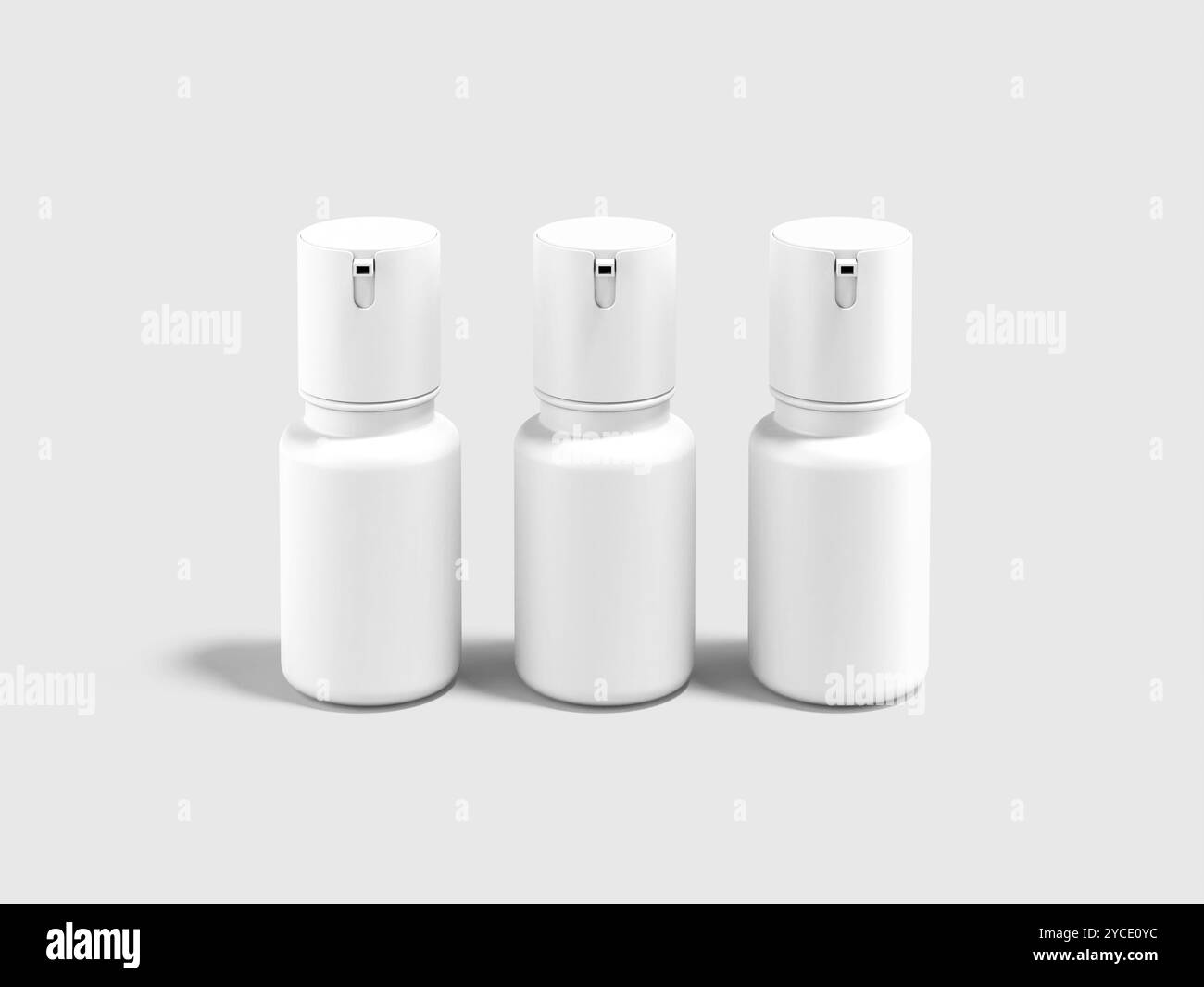 Mockup flacone con pompa Foto Stock