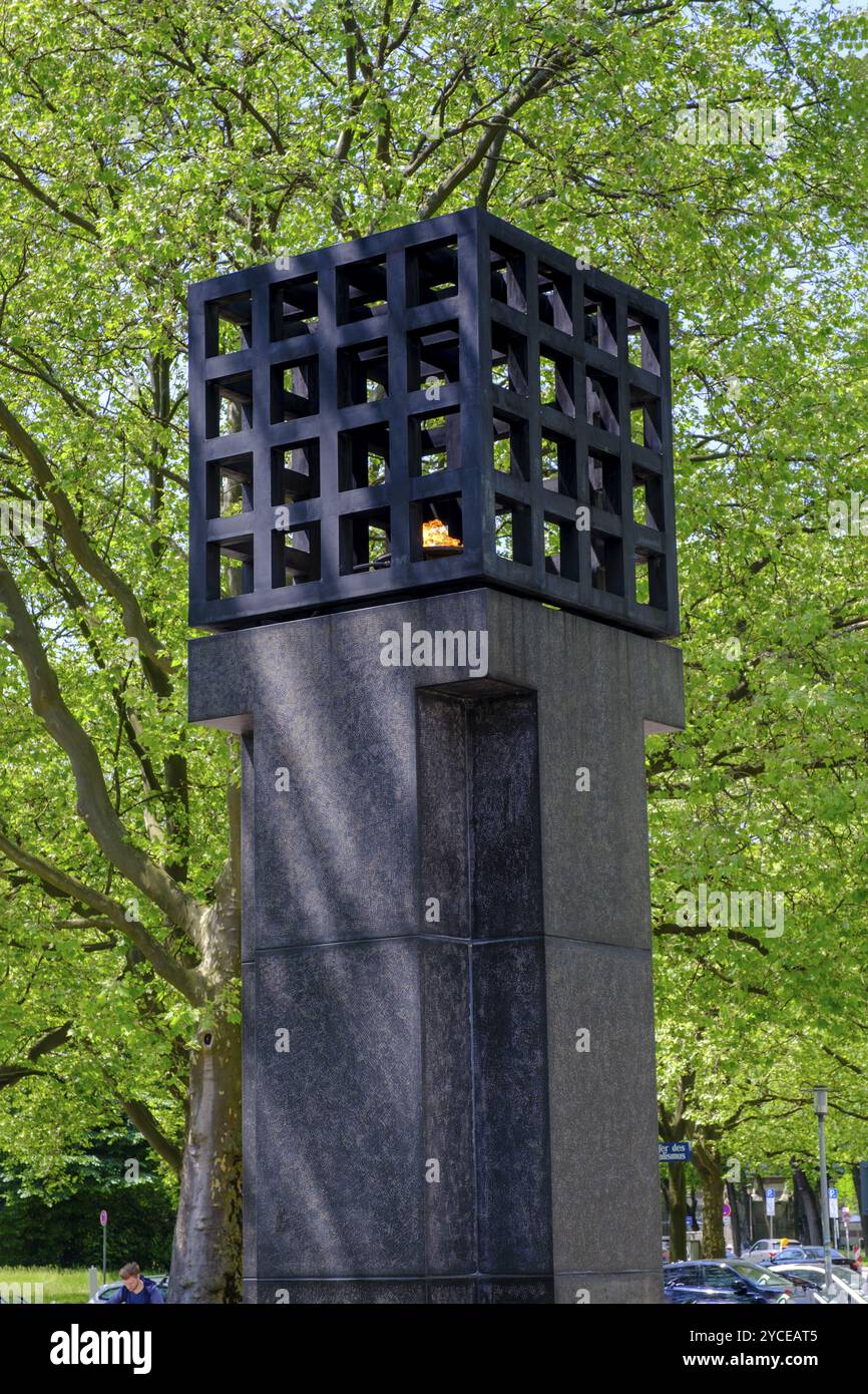 Memoriale alle vittime della tirannia nazista, Platz d. Opfer des Nationalsozialismus, Memoriale, Monaco, alta Baviera, Baviera, Germania, Europa Foto Stock