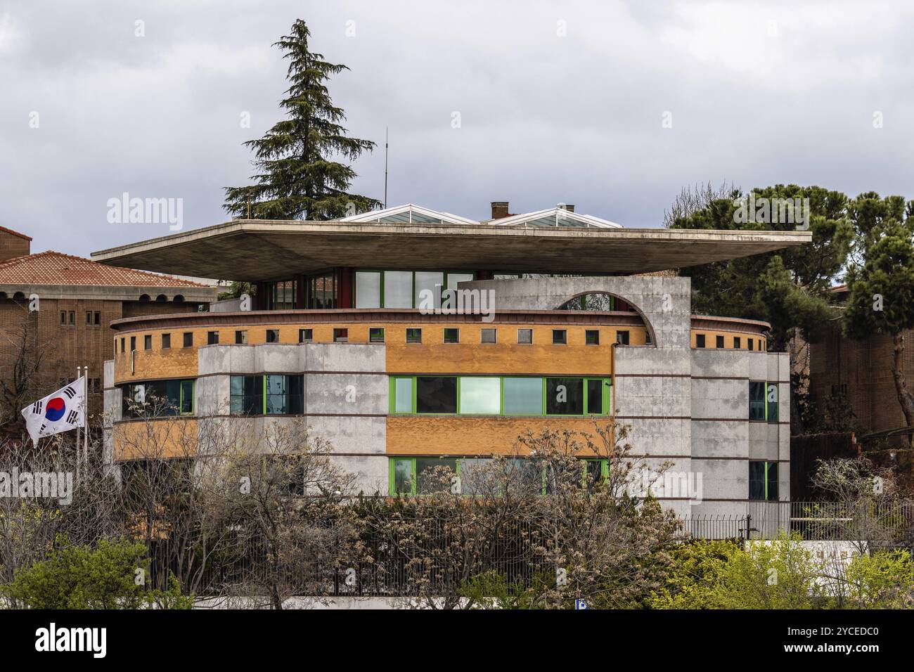 Madrid, Spagna, 20 marzo 2022: Ambasciata della Repubblica di Corea, Europa Foto Stock