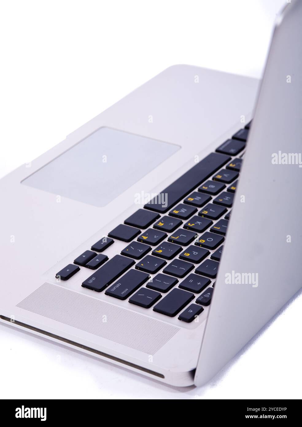 Portatile su sfondo isolato Foto Stock
