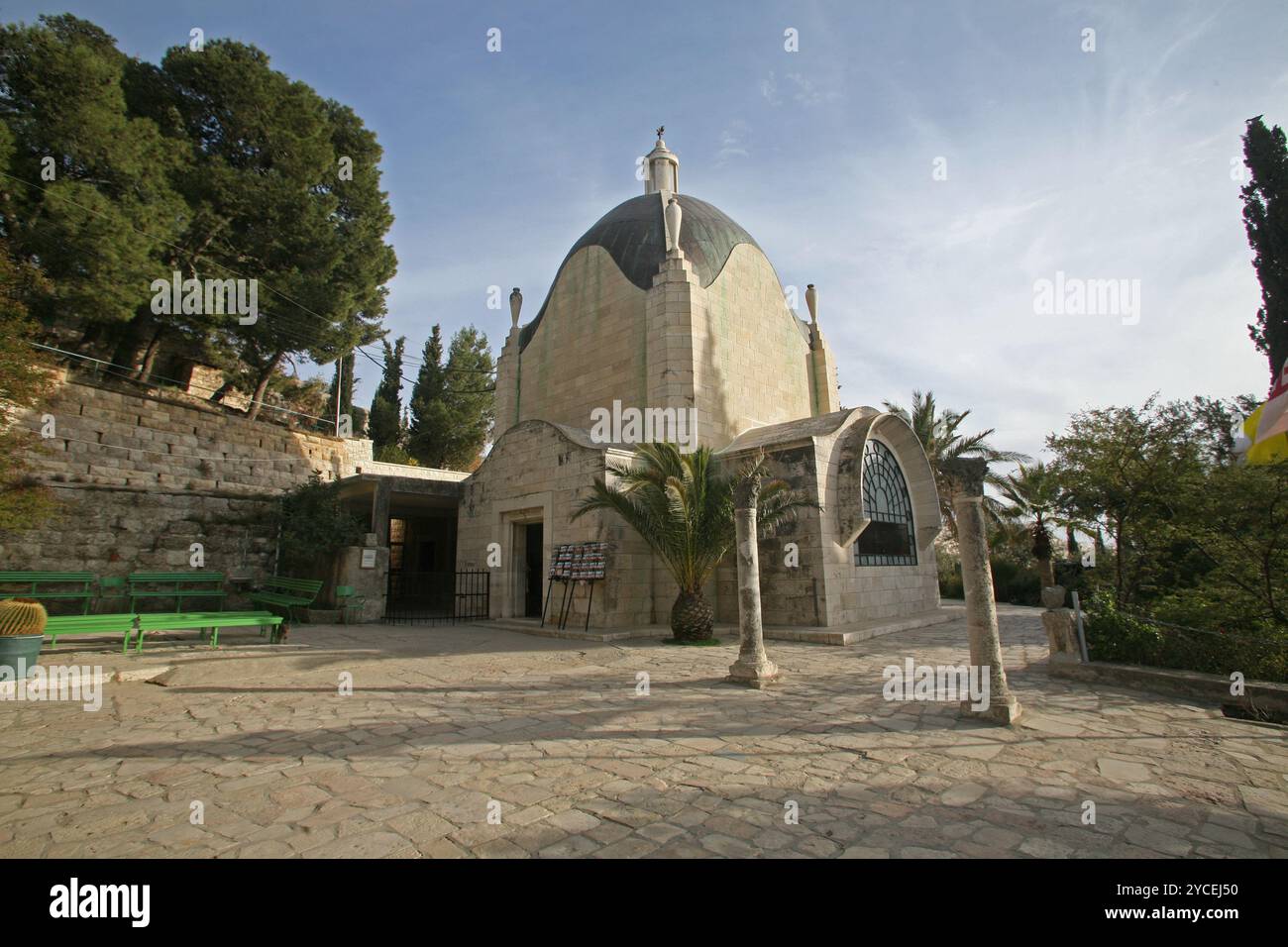 Dominus Flevit Chiesa di Gerusalemme Foto Stock