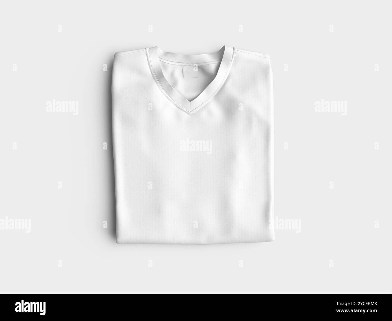 Maglietta piegata Mockup Foto Stock