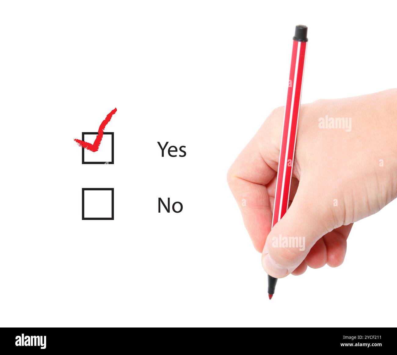 Sondaggio Foto Stock