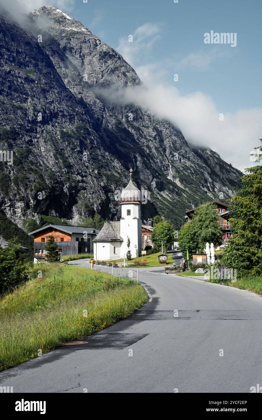 Chiesa di Zugo / Lech, Austria, Foto Stock