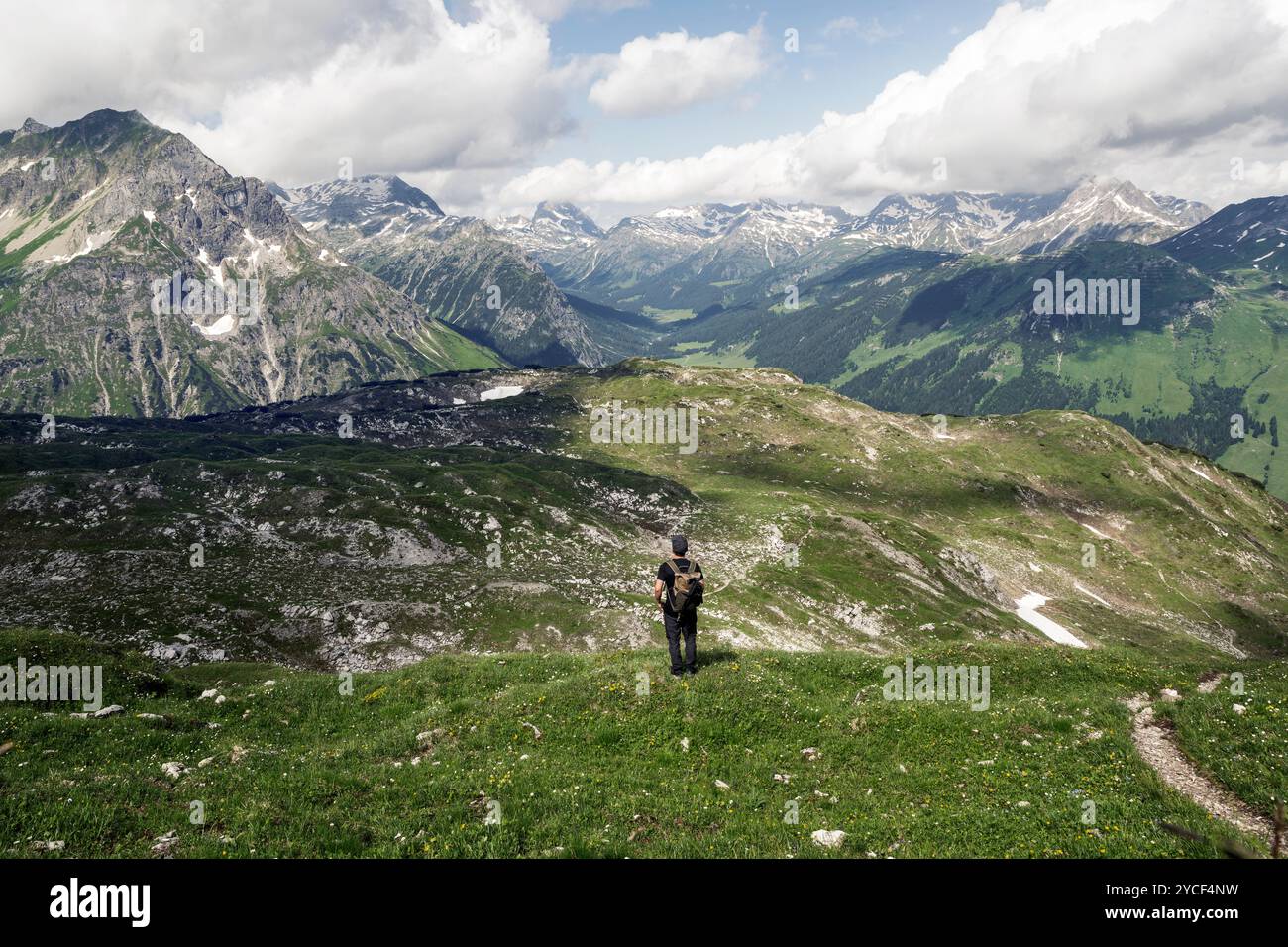 Escursioni a Voralrberg / Lech, Austria Foto Stock