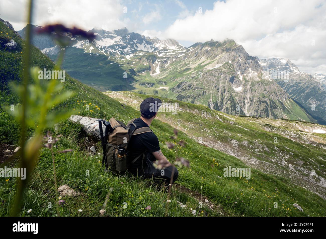 Escursioni a Voralrberg / Lech, Austria Foto Stock