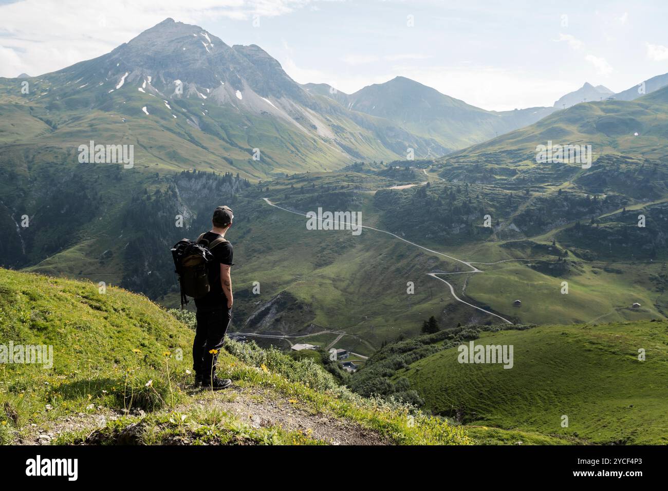 Escursioni a Voralrberg / Lech, Austria Foto Stock