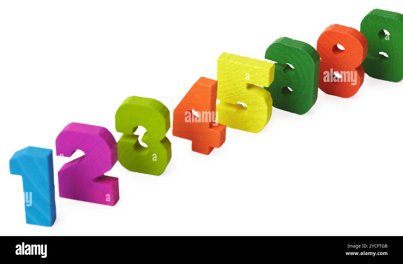 Diversi giocattoli di legno Foto Stock