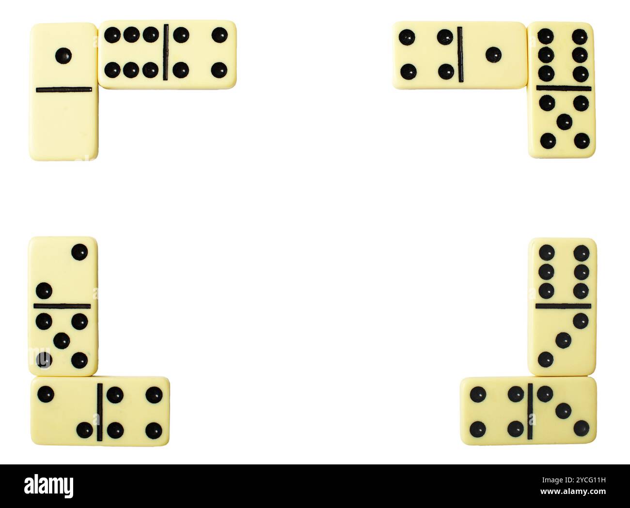 Quadro da dominoe Foto Stock