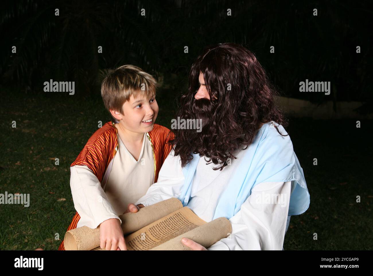 Apprendimento delle scritture Foto Stock