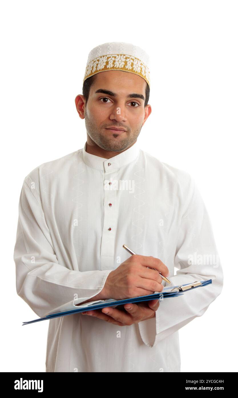 Imprenditore arabo Foto Stock