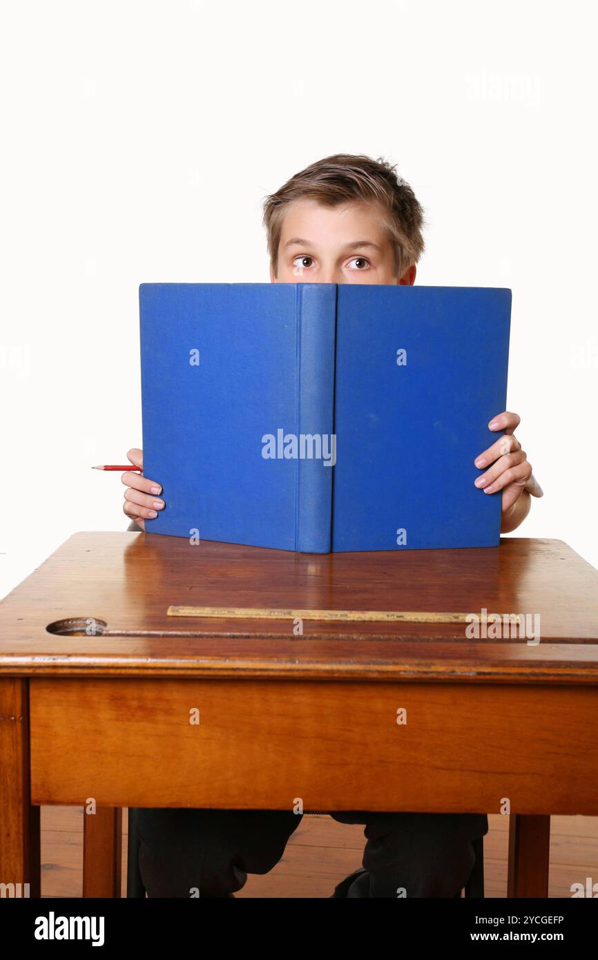 Bookworm libro di lettura Foto Stock