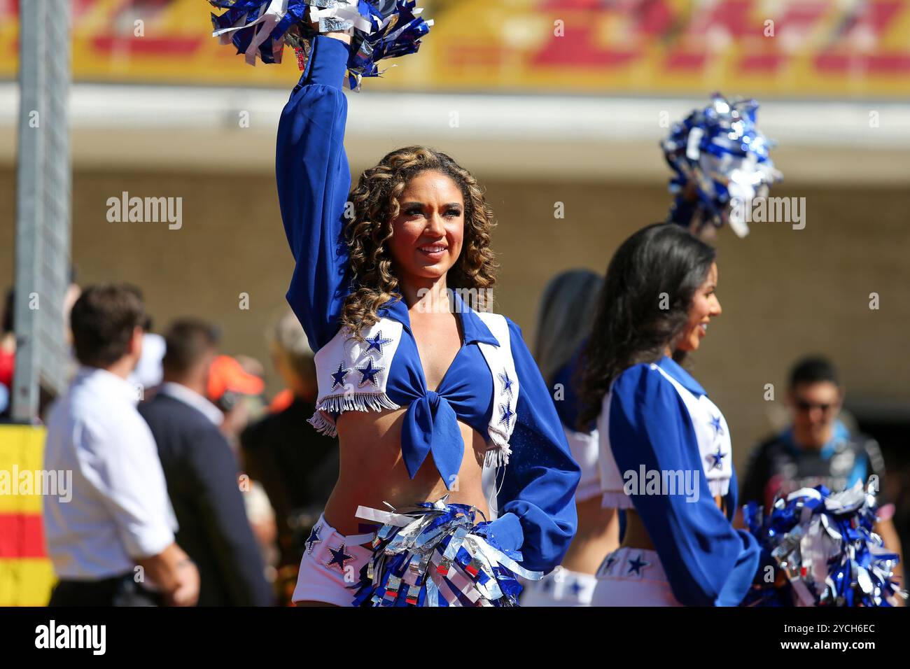 Austin, Stati Uniti. 20 ottobre 2024. Cheerleader del Texas, durante il Gran Premio degli Stati Uniti di Formula 1 Pirelli 2024. Crediti: Alessio Morgese/Alessio Morgese/Emage/Alamy live news Foto Stock