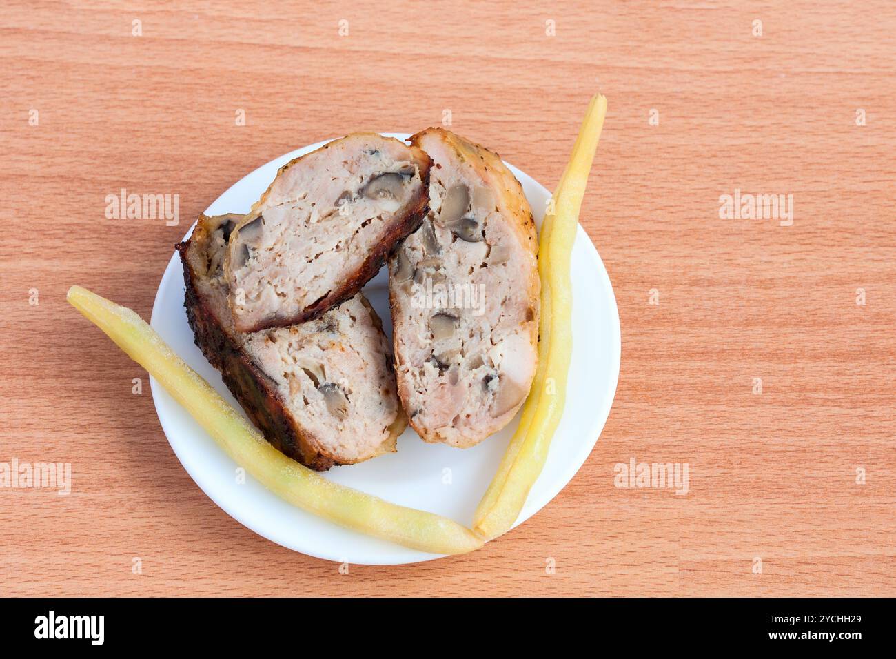 Quarti di pollo grigliati Foto Stock