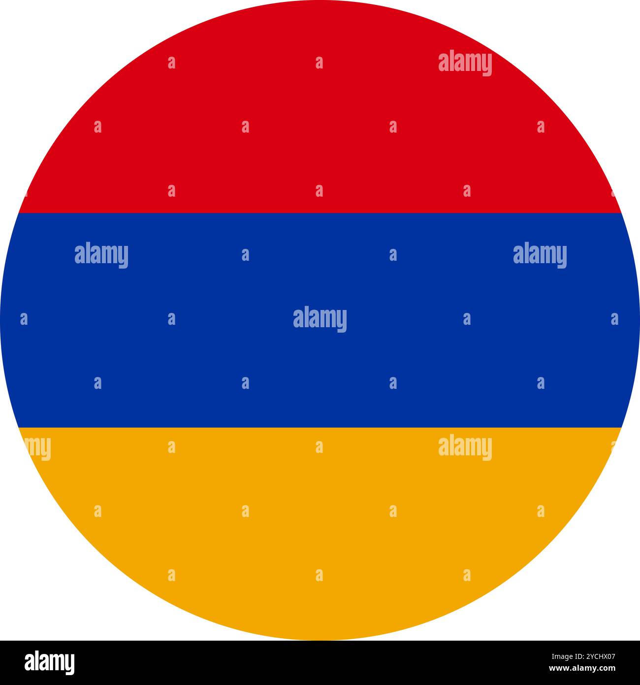 Armenia Circle Flag, Circle Flag of Armenia, Vector Images Illustrazione Vettoriale