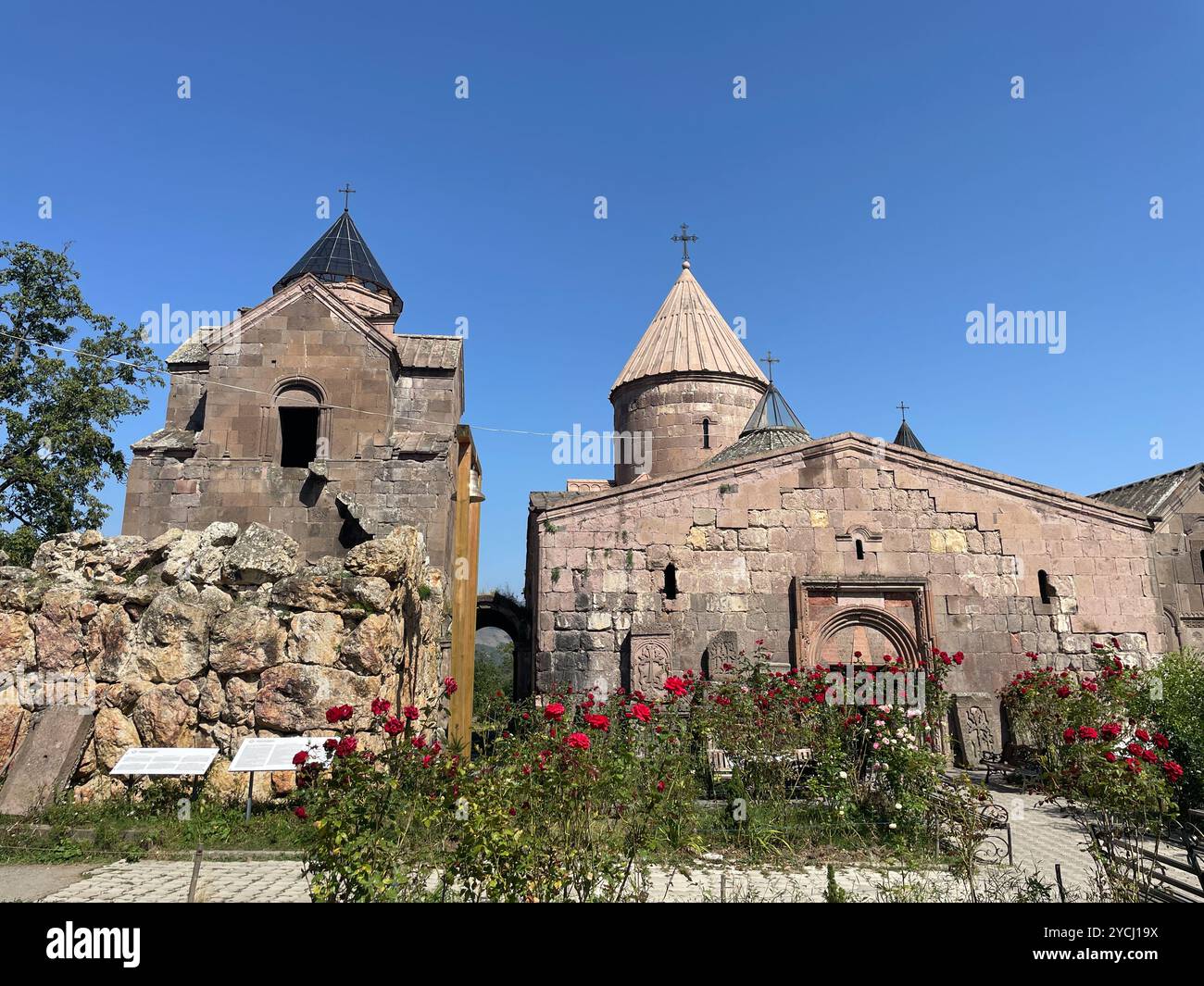 Complesso del monastero di Goshavank, provincia di Tavush, Repubblica di Armenia. Foto Stock