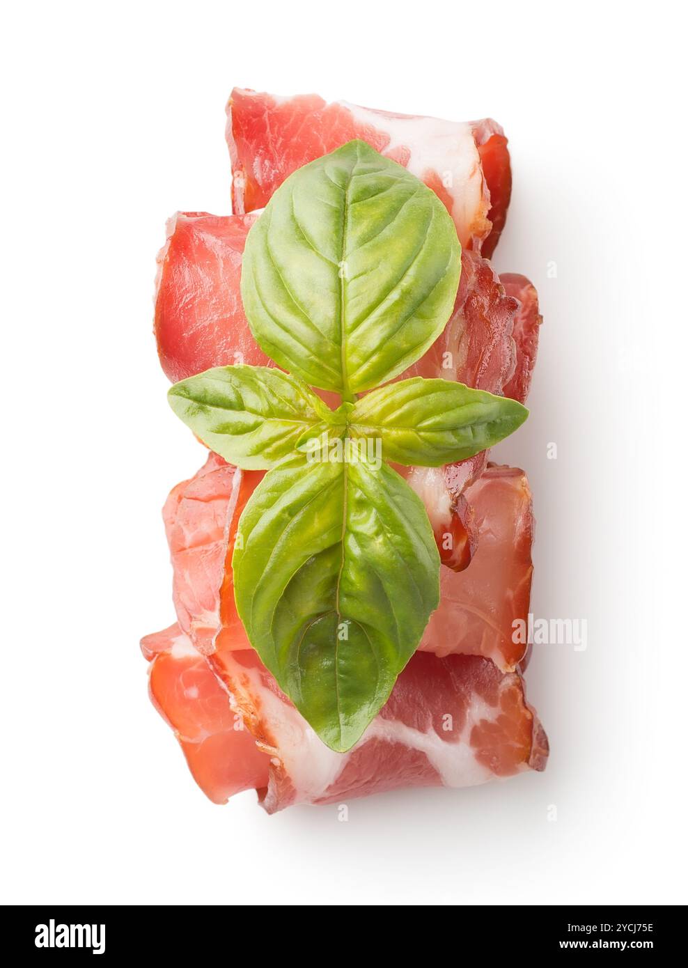 La pancetta appetitosa Foto Stock