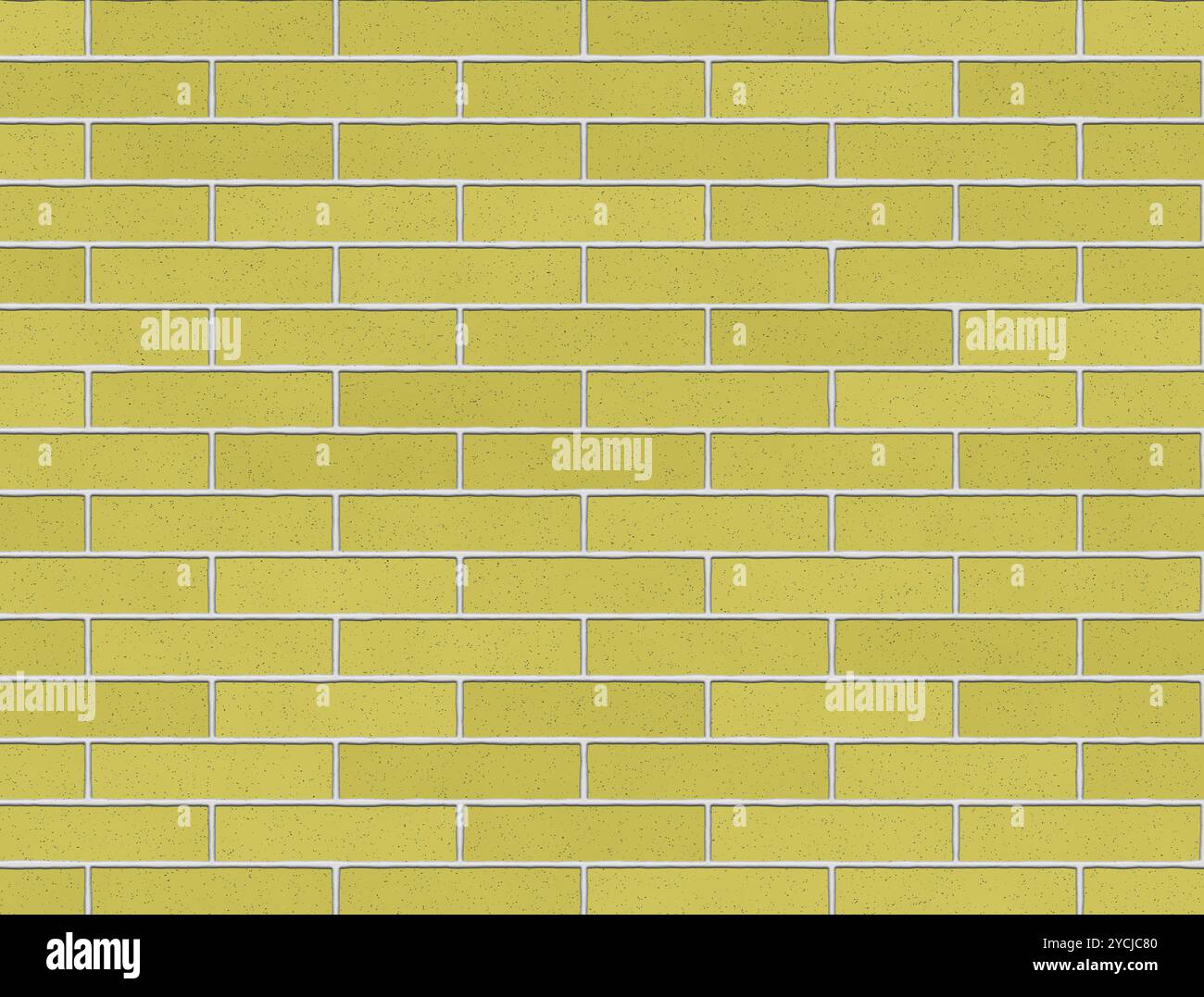 Mattone giallo sullo sfondo della parete Foto Stock