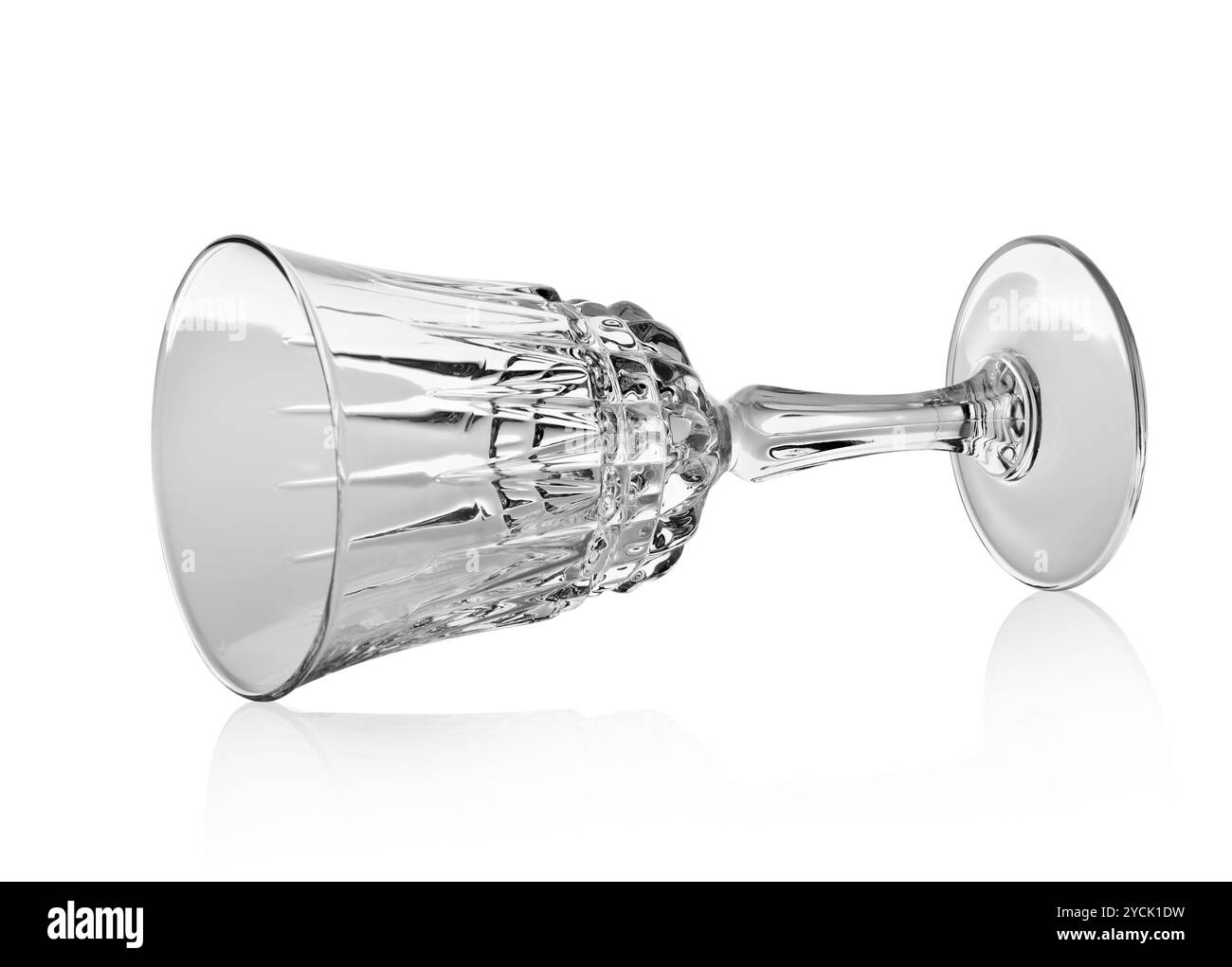 Wineglass isolato Foto Stock