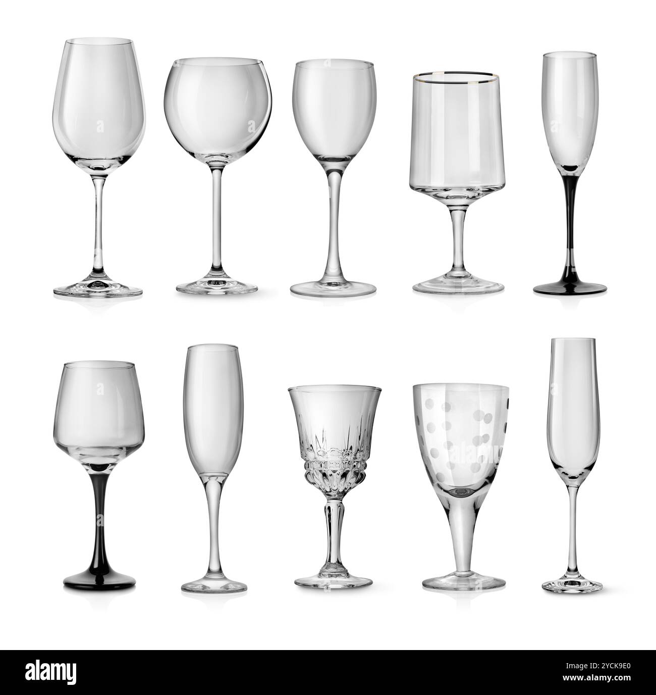 Calici di champagne Foto Stock