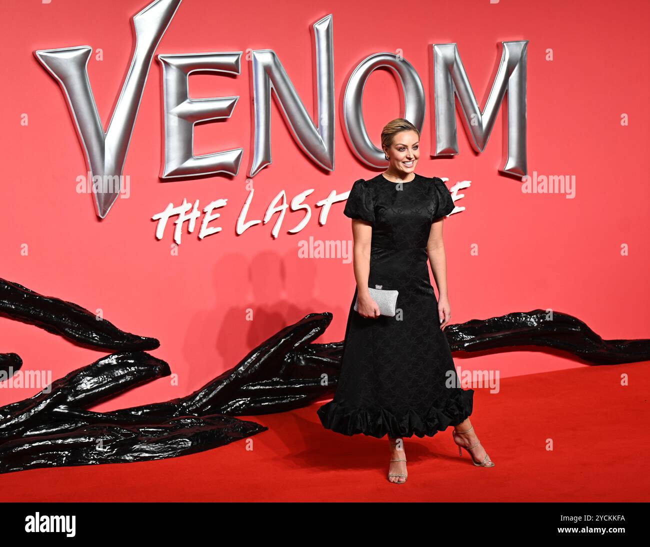 LONDRA, REGNO UNITO. 23 ottobre 2024. Amy Dowden partecipa alla prima inglese di VENOM: The Last Dance al BFI IMAX di Londra. (Foto di 李世惠/SEE li/Picture Capital) credito: Vedi li/Picture Capital/Alamy Live News Foto Stock