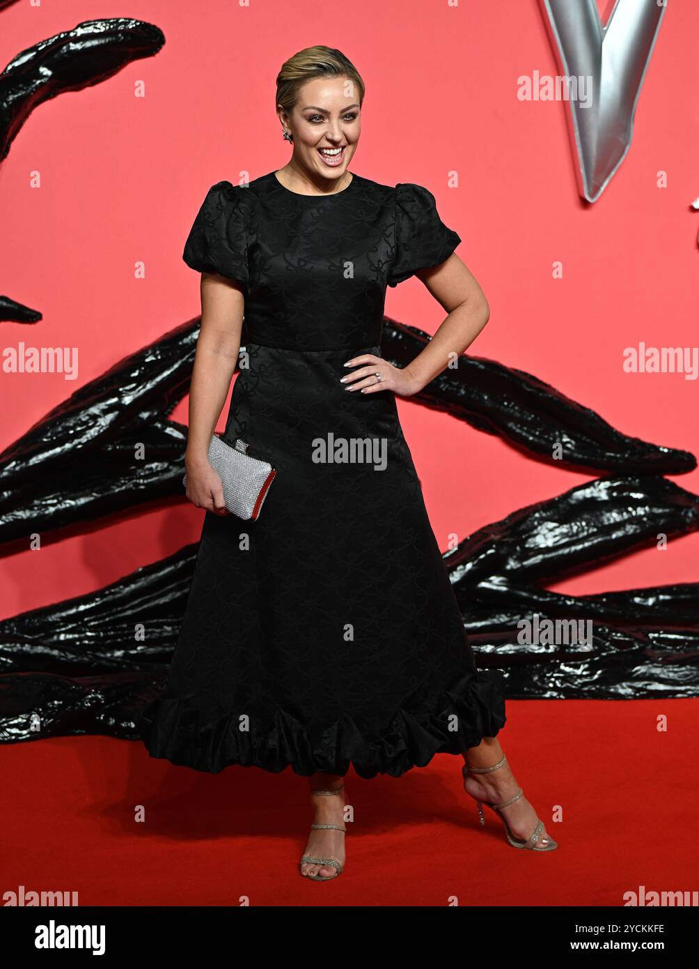 LONDRA, REGNO UNITO. 23 ottobre 2024. Amy Dowden partecipa alla prima inglese di VENOM: The Last Dance al BFI IMAX di Londra. (Foto di 李世惠/SEE li/Picture Capital) credito: Vedi li/Picture Capital/Alamy Live News Foto Stock