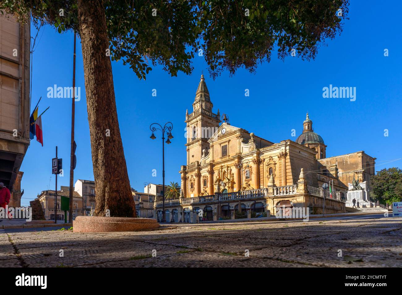 Cattedrale di San Giovanni Battista, Ragusa, Sicilia, Italia Foto Stock