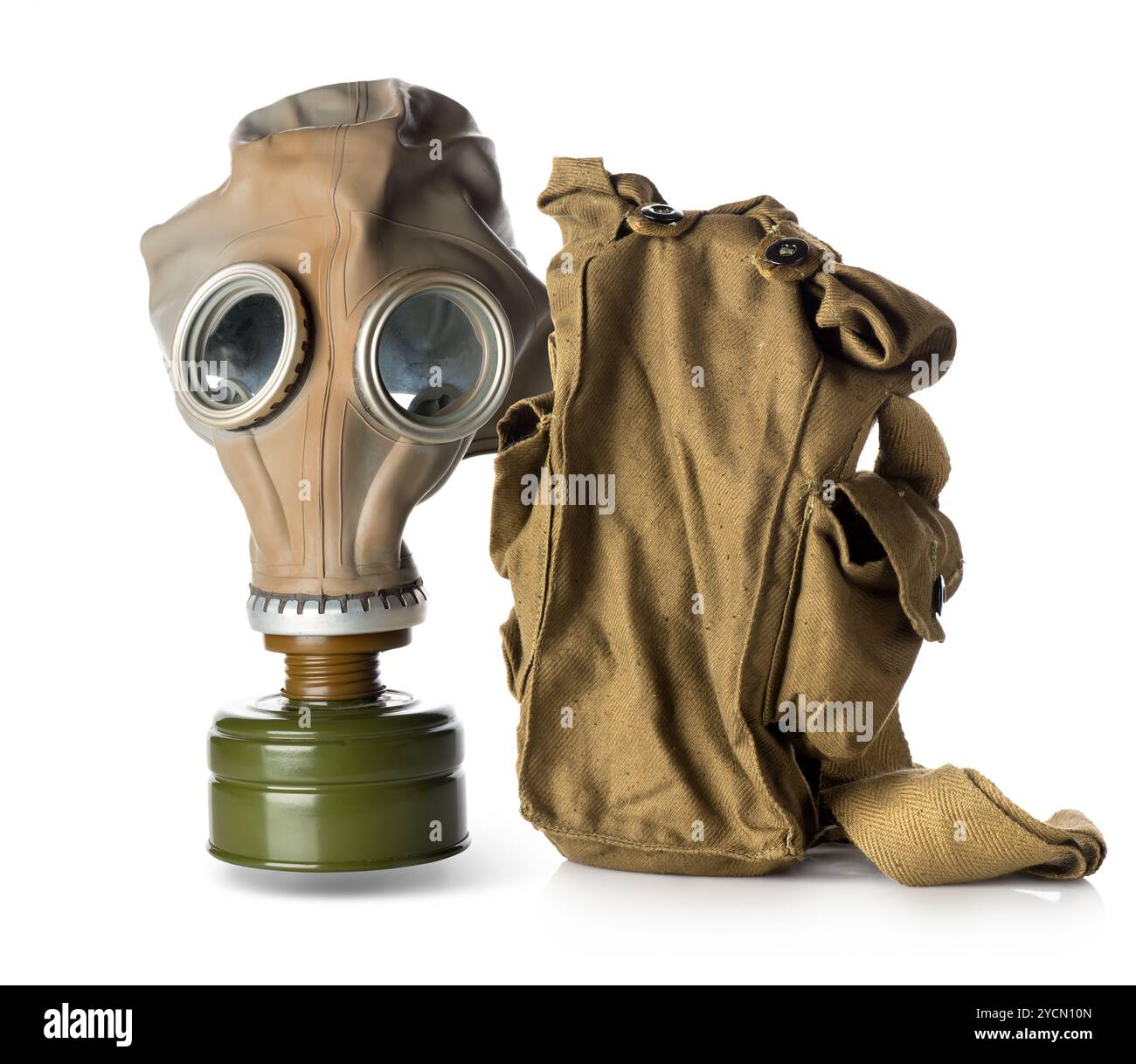 Respiratore con sacchetto Foto Stock