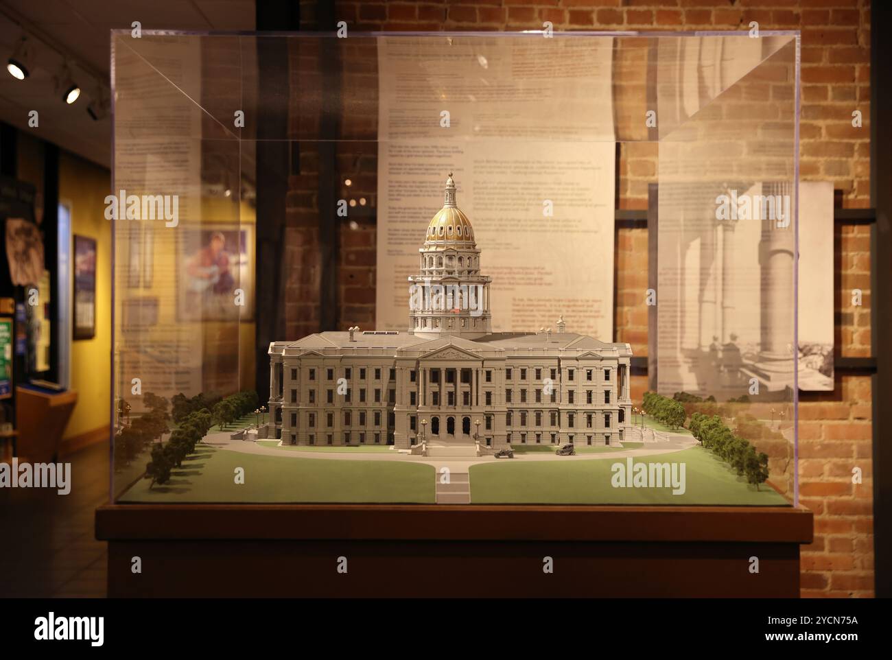 Mr Brown's Attic, il museo del Campidoglio nell'edificio dello stato del Colorado, dove sono disponibili visite gratuite, Denver, Stati Uniti Foto Stock