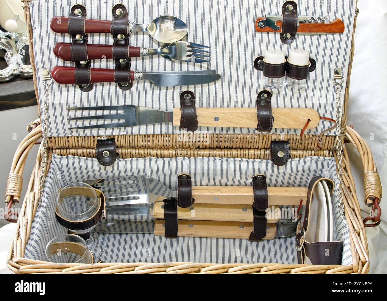 Cestino di picnic Foto Stock