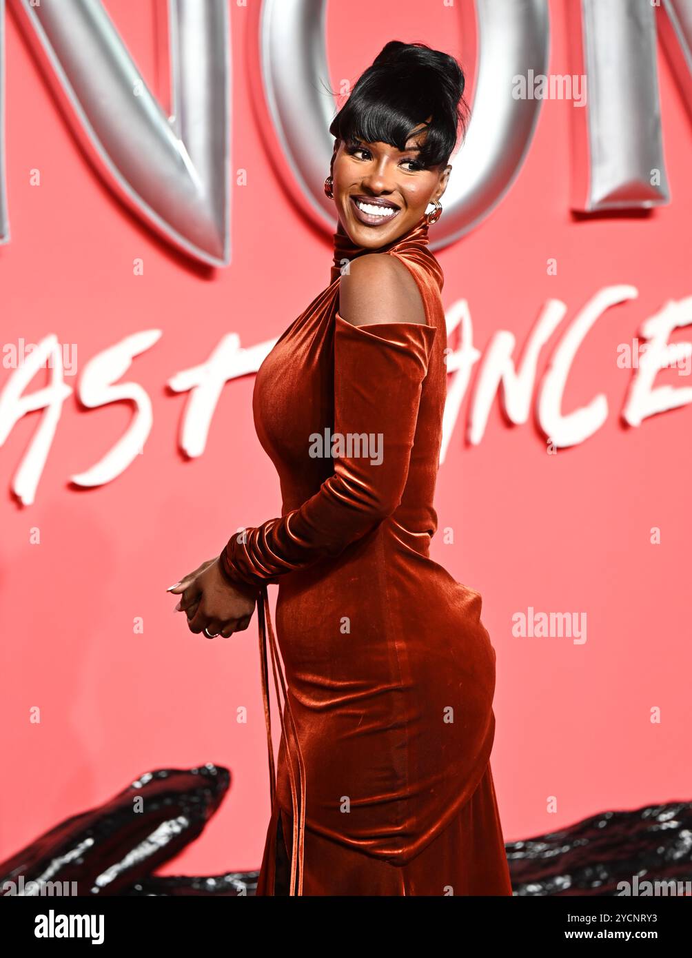 LONDRA, REGNO UNITO. 23 ottobre 2024. Sara Mulindwa partecipa alla prima inglese di VENOM: The Last dance al BFI IMAX di Londra. (Foto di 李世惠/SEE li/Picture Capital) credito: Vedi li/Picture Capital/Alamy Live News Foto Stock