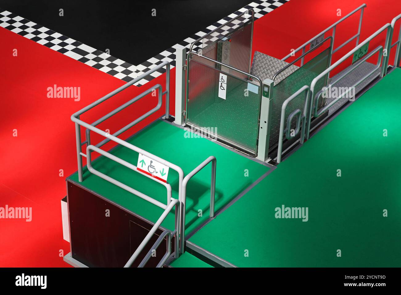 Ascensore per disabili Foto Stock